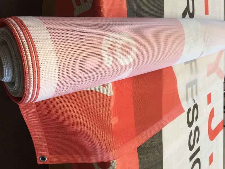 Mesh Banners PVC Trade mesh banners from £8 sqm Full Colour