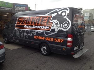Szukiel Racing Van Graphics