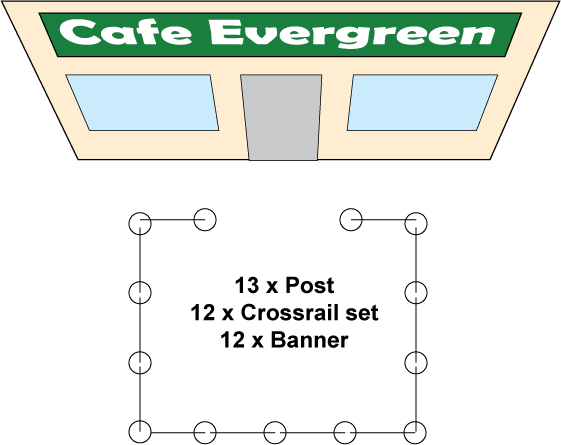Cafe Barrier Layout
