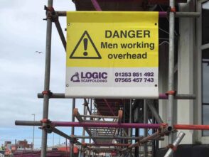 Double Sided Scaffold banner