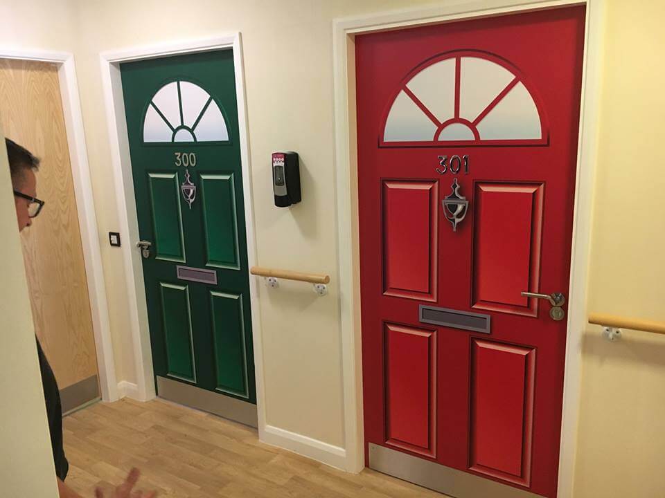 Dementia Door Wrap for Care Homes and Hospitals - Alzheimer's Care