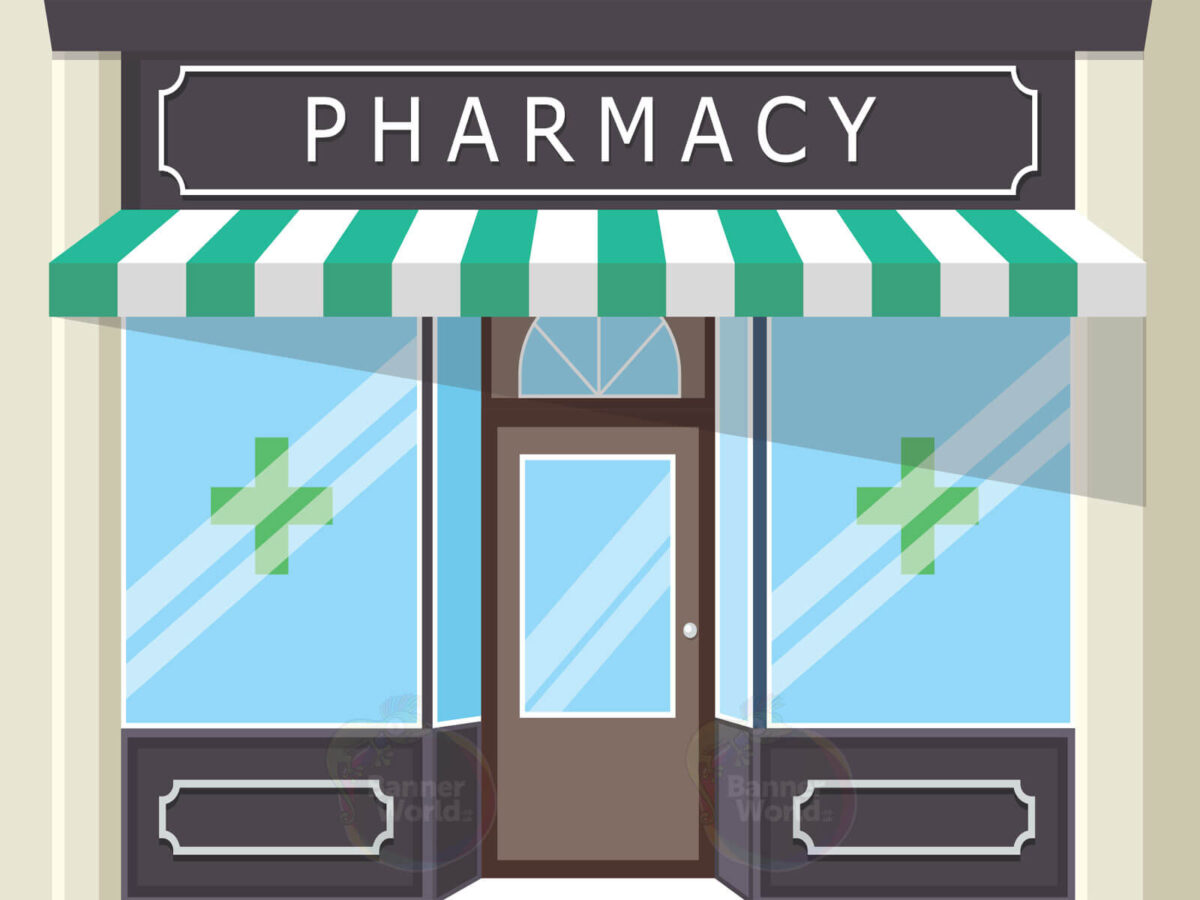 Pharmacy Dementia Friendly Wall Mural Life Size Enhance Care Homes