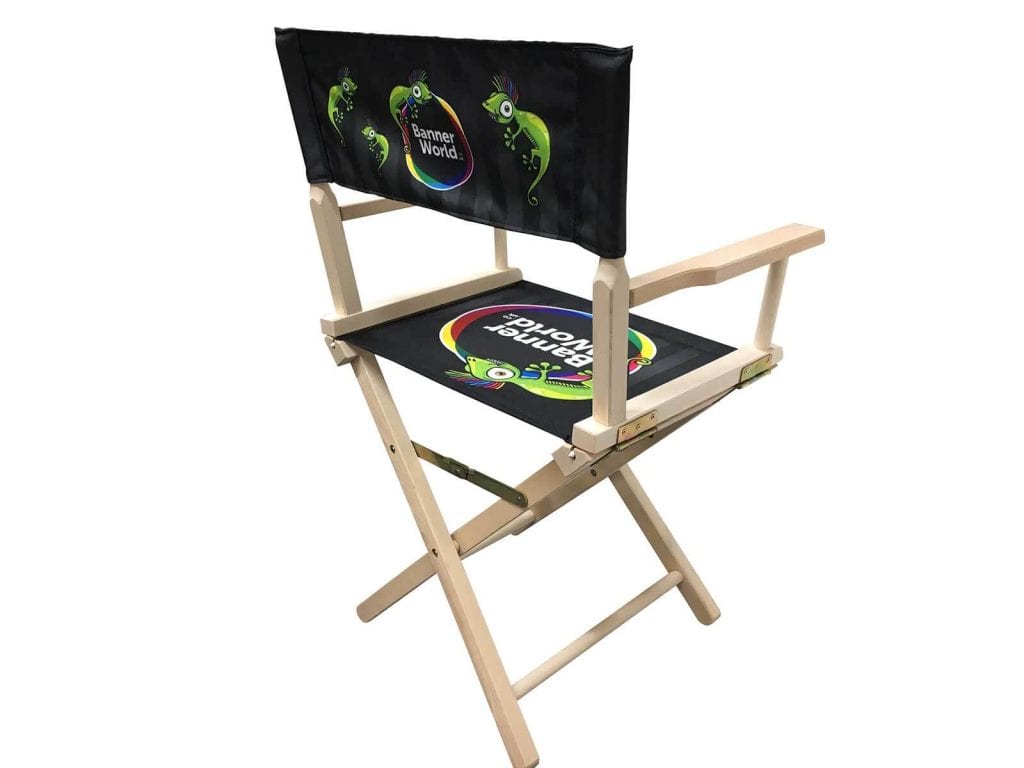 Personalised Directors Chair Full Colour Printed from your design