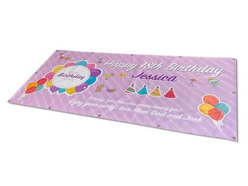 Personalised Birthday Banners | Design Online | Any Size