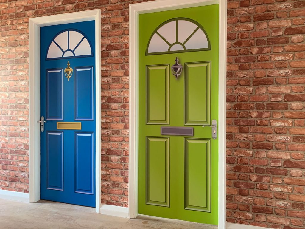 Dementia Friendly Door Wraps to Aid Navigation Banner World