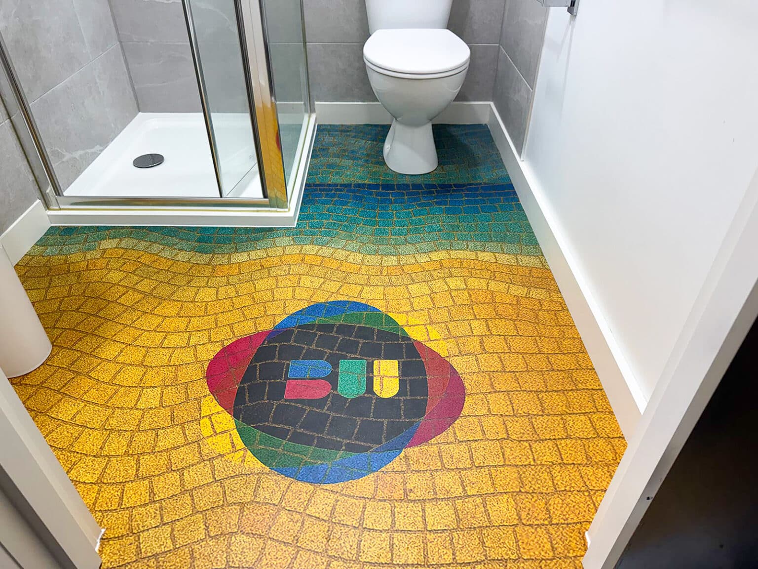 Custom Linoleum Printed Lino Flooring | Bespoke Linoleum Printing | Floor Graphics