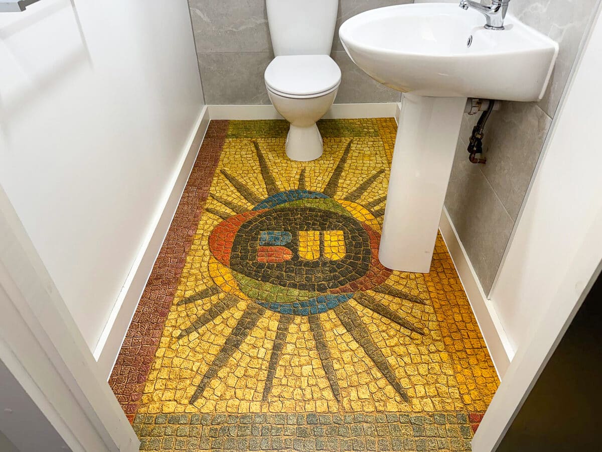 Custom Linoleum Printed Lino Flooring | Bespoke Linoleum Printing | Floor Graphics