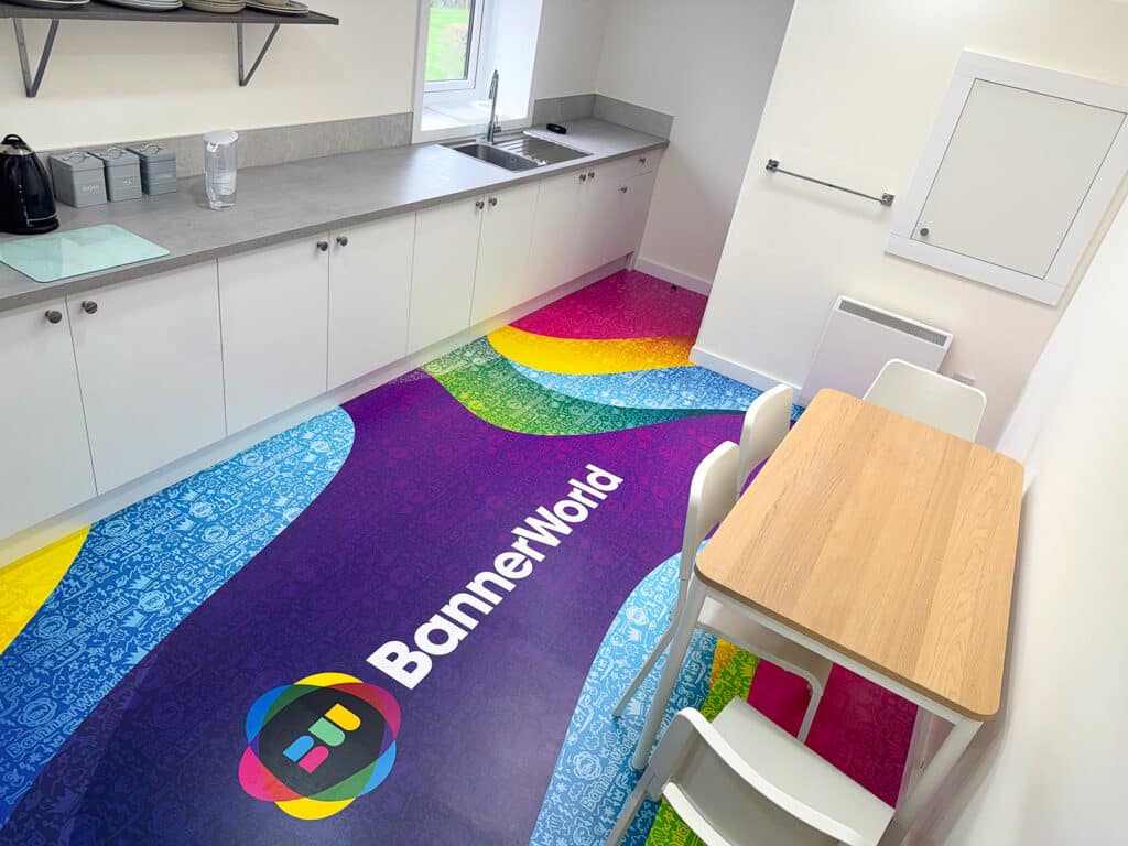 Custom Linoleum Printed Lino Flooring | Bespoke Linoleum Printing | Floor Graphics