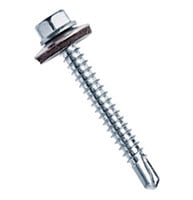 Screws for banner installation to cladding