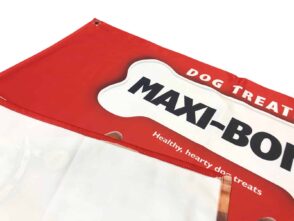 Textile backlight banner material