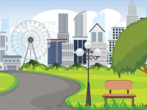 City Park 2 Dementia Friendly Wall Mural