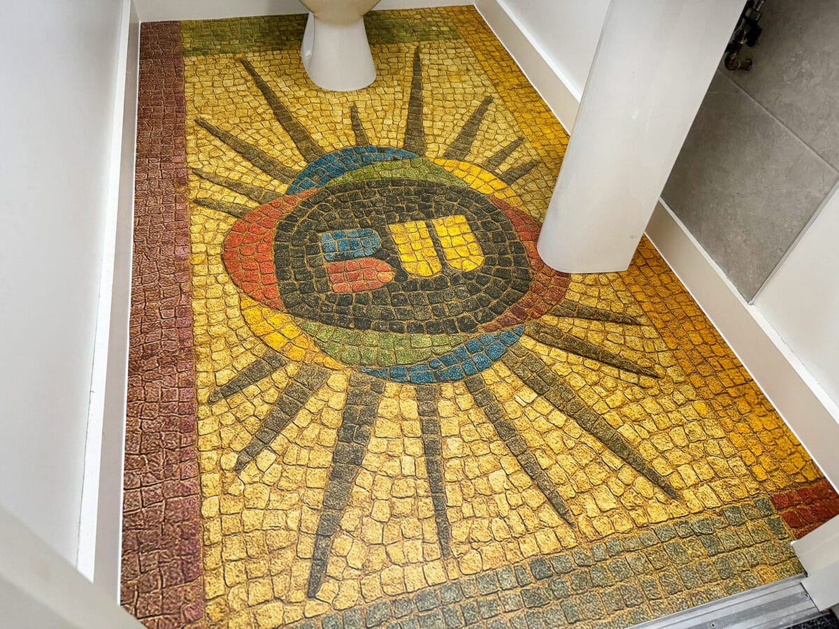 Custom Linoleum Printed Lino Flooring | Bespoke Linoleum Printing | Floor Graphics