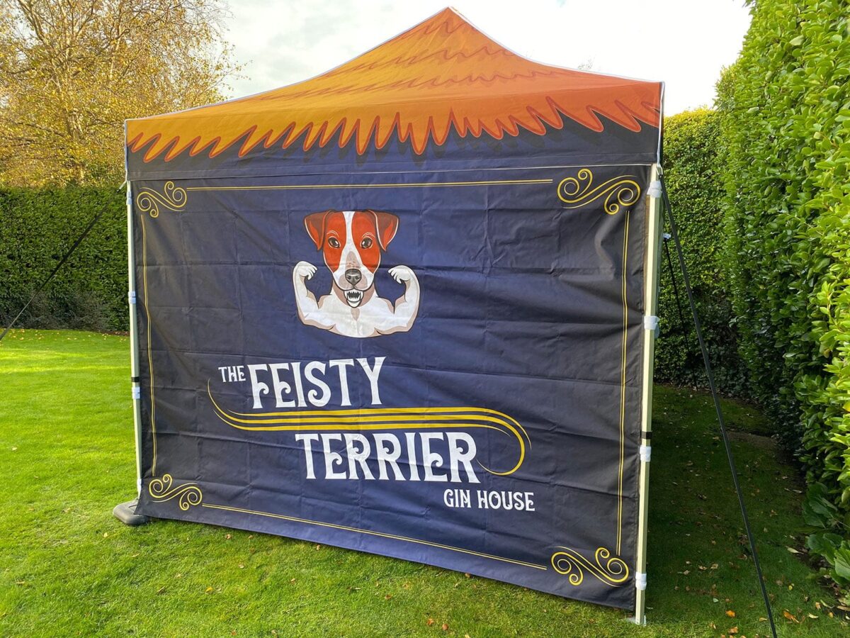 Gazebo 3m x 3m Square Banner World