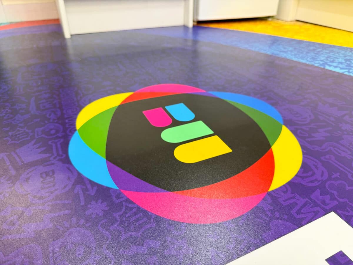 Custom Linoleum Printed Lino Flooring | Bespoke Linoleum Printing | Floor Graphics