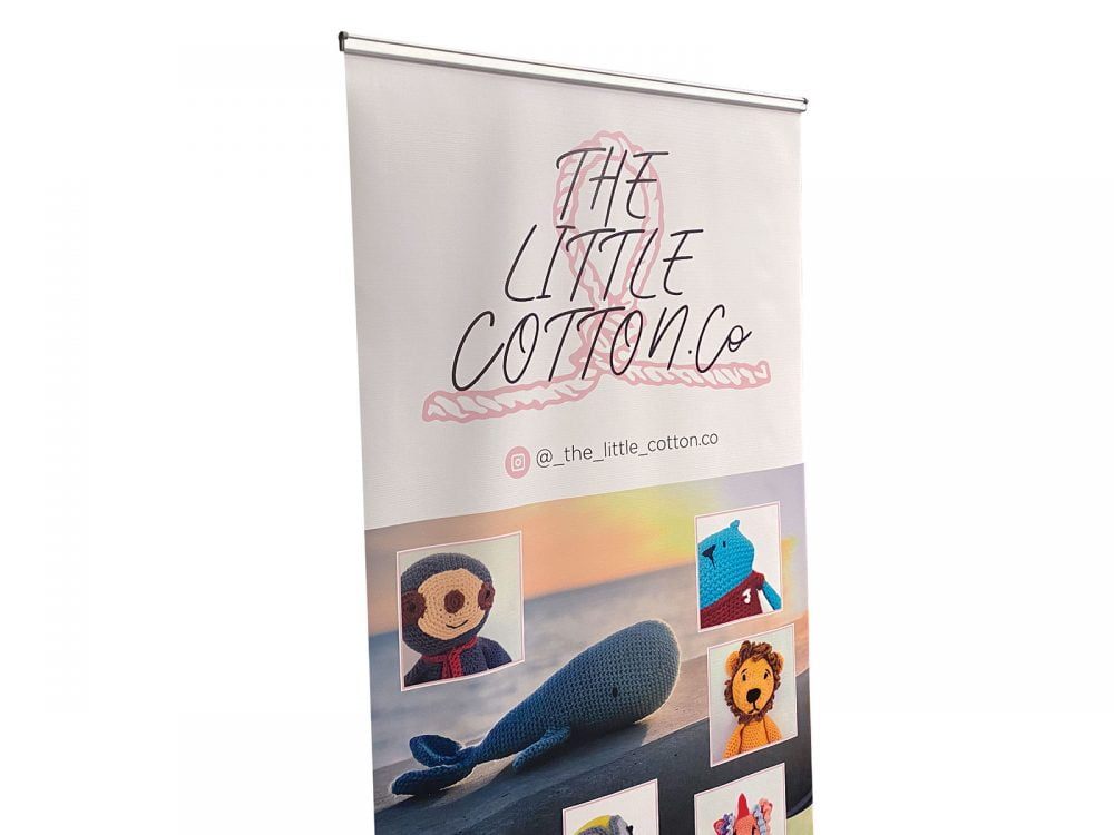 Expo Roller Banner Close-up