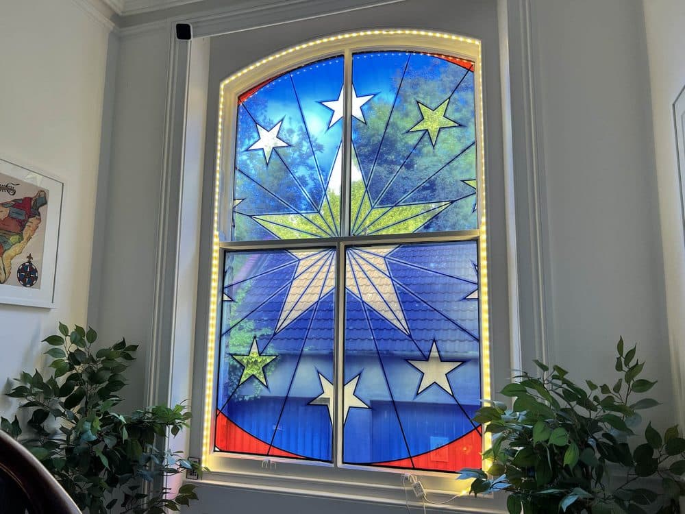 stained glass vinyl